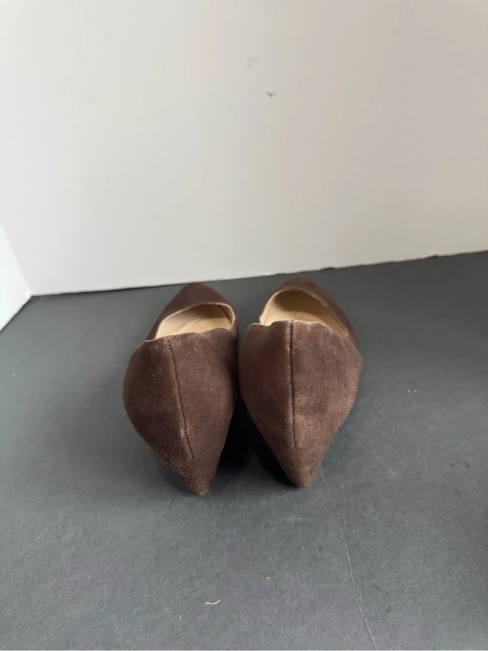 Michael Kors brown suede wedge pumps. Size 11M
